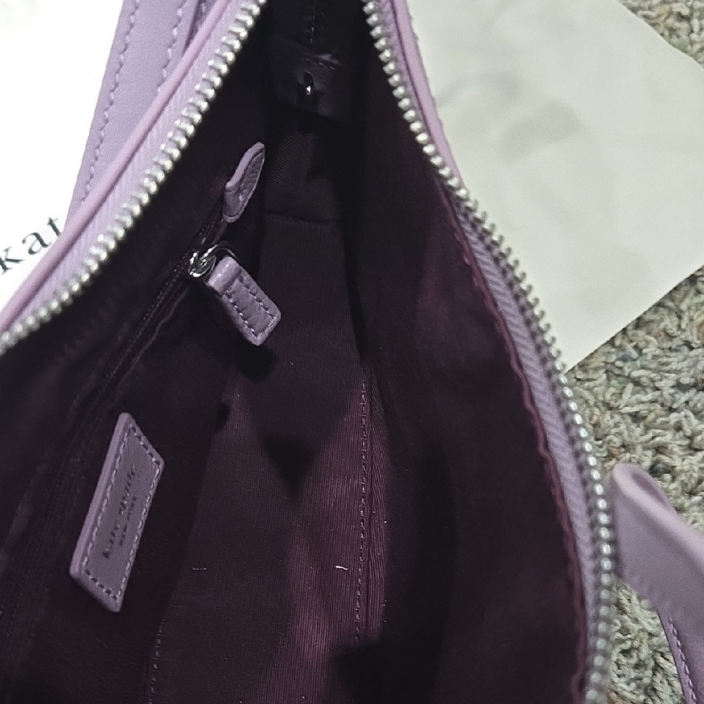 kate spade glossy lavender crossbody bag - Picture 8 of 9